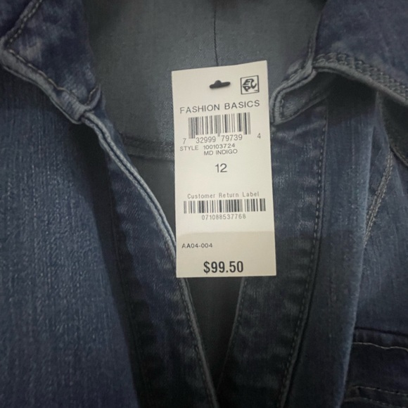 I.N.C. DENIM DRESS - Picture 3 of 5